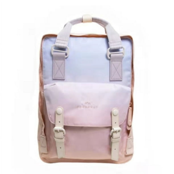 Authentic donut Backpack Women Korean Doughnut Macaroon Backpack Student School Bag Waterproof Travel Bag Laptop Bagpack 16L Walmart