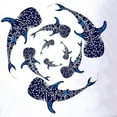 thumbnail image 3 of CafePress - Whale Sahrk Blue Spiral Golf Shirt - Golf Shirt, Pique Knit Golf Polo, 3 of 4
