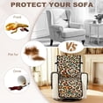 thumbnail image 5 of Yuyamidu Leopard Print Recliner Chair Cover Sofa Slipcover Waterproof Stretch Recliner Couch Protector for Living Room Replacement Reclining Chair Cover Furniture Protector, 5 of 7