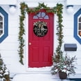 thumbnail image 4 of Welcome Wreath Sign Door Wall Hanging Welcome Sign Round Front Door Sign Decoration Hanging Front Door We Hope You Like Dogs/Cats Door Hanger Sign for Farmhouse Pets Lover Home Decor Housewarm, 4 of 8