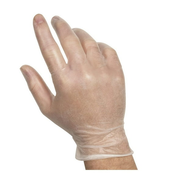 Handgards 304362411 General Purpose Vinyl Gloves - Powder Free, Clear, Small- Case of 400