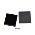 thumbnail image 2 of PENGXIANG 2PCS Jewelry Box Sturdy Metal Comfortable Storage Boxes Solid Color Smooth Waterproof Dustproof Holder Accessory 10x10x3.5cm, 2 of 7