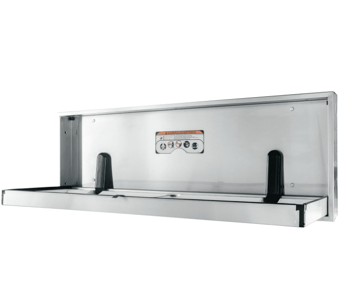 Foundations 100SSE-SM Surface-Mounted Extended Length Changing Station, Accommodates People 4’10” or Shorter