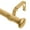 Gold, variant on MERIVILLE 1-Inch Diameter Granville End Cap Single Window Treatment Curtain Rod, 28-Inch to 48-Inch, Oil-Rubbed Bronze