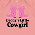 thumbnail image 4 of Inktastic Daddy's Little Cowgirl Girls Baby Bodysuit, 4 of 5
