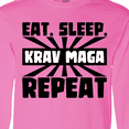 thumbnail image 4 of Inktastic Eat, Sleep, Krav Maga, Repeat Long Sleeve T-Shirt, 4 of 5
