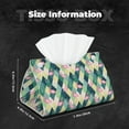 thumbnail image 5 of Sikiie Flamingo Pink Leather Tissue Box Cover Rectangle, Long Tissue Box Cover, Tissue Box Holder, Tissue Holder for Bathroom, 5 of 7