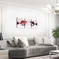 thumbnail image 3 of Koi Fish Canvas Wall Art Set of 3,Carp Framed Wall Art Cherry Blossom Wall Decor Living Room,Japanese Style Poster Prints Artwork for Walls Japan Floral Ukiyoe Flowers Hang Pictures Home Decor, 3 of 5