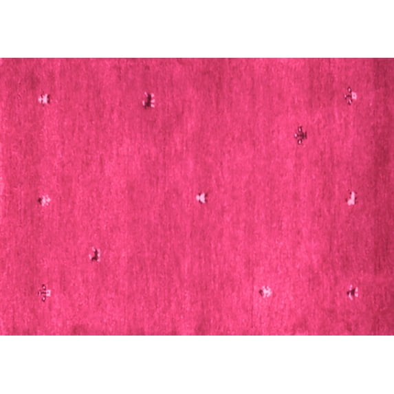 Ahgly Company Indoor Rectangle Abstract Pink Contemporary Area Rugs, 2' x 5'