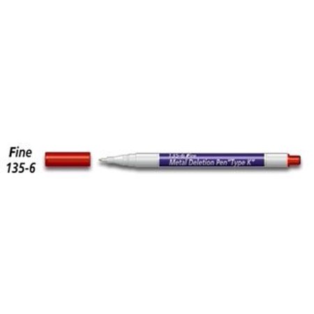 Nikken Metal Plate Deletion Pen, Type K - Fine