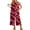 12 Wine Red Rectangle, variant on Cueply Women's Summer 2 Piece Outfits Lounge Sets Sleeveless Crop Top Wide Leg Cropped Pants with Pockets