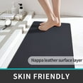 thumbnail image 6 of Sanmadrola Bthroom Rugs Bath Rugs 16''x24'' Bath Mats for Bathroom Floor Non Slip Quick Dry Washable Bathroom Floor Mats Shower Mat for in Front of Bathtub Navy Blue, 6 of 7
