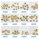 thumbnail image 4 of Nail Art Decals 3d Metal Frame For Shell Sea Starfish Studs On Nails Diy Charm, 4 of 5