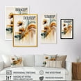 thumbnail image 4 of Designart Orange Daisy Flowers Hyperrealistic II Canvas Wall Art, 4 of 5
