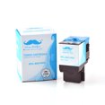 thumbnail image 1 of Moustache Lexmark 80C1HC0 Cartouche de Toner Cyan Compatible à Rendement Élevé pour Lexmark CX410de CX410dte CX410e CX510de CX510dhe, 1 of 4