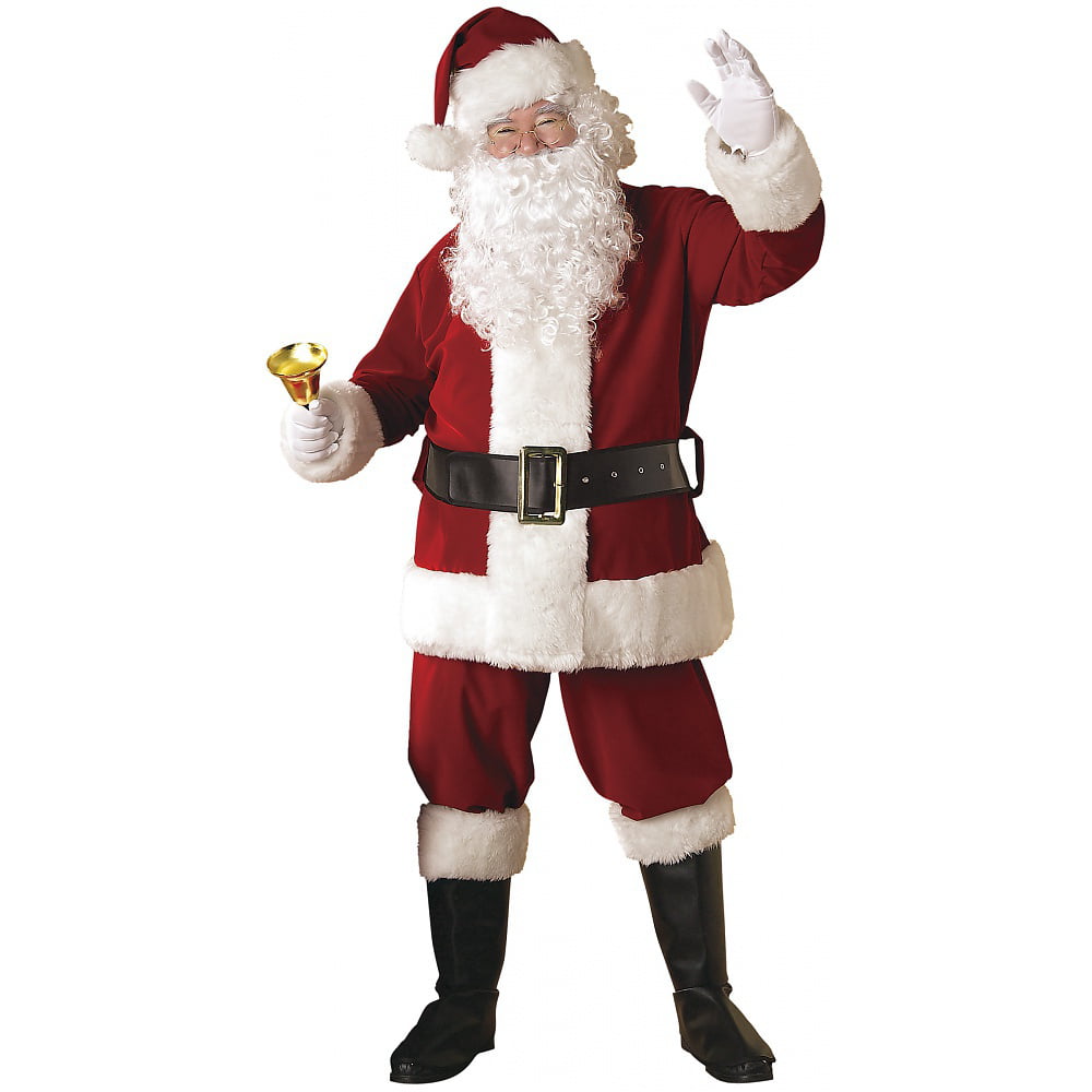Deluxe Plush Fur Trimmed Regal Santa Claus Christmas Hat