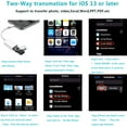 thumbnail image 4 of MesaSe USB Camera Adapter for iPad   OTG Cable Compatible with  11 X Max 8 7 6 Plus iPad Mini Air  Support USB Flash Drive  Keyboard  Mouse  Card Reader  Hub  iOS 9.2 to 13(White), 4 of 7