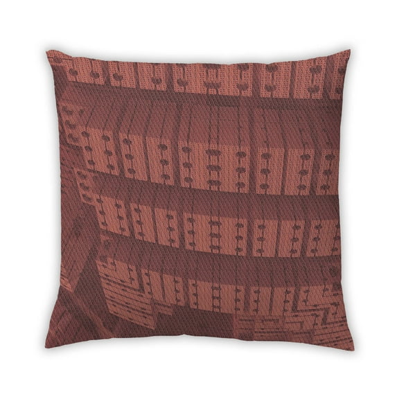 Ahgly Company Outdoor Square Contemporary Throw Pillow, 18 inch by 18 inch