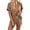 Khaki, variant on MuXiKeJi Clothes Womens Color Block Short Sets 2 Piece Outfits Summer Cap Sleeve V Neck T Shirts and Shorts Vacation Matching Sets