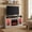 Gray, variant on Spaco White 58 Inch Fireplace TV Stand with LED Lights, Fireplace Entertainment Center with Storage Cabinets for TVs up to 65 Inch
