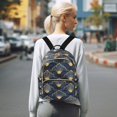 thumbnail image 7 of FORMRS Mini Backpack Purse for Women Travel Daypack Casual Shoulder Bag, Elegance Art Pattern, 7 of 7