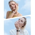 thumbnail image 5 of Wearlizer Dual-Tone Engraved Bands Compatible with Charge 6/Charge 5 - Floral Silicone Wristbands for Women, 2 Interchangeable Nature Designs (Dandelion & Wildflower), 5 of 6