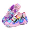 thumbnail image 3 of Botas de fútbol antideslizantes para hombre y mujer, calzado deportivo ultraligero para entrenamiento al aire libre, con tacos de hierba, Unisex, novedad, 3 of 5
