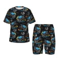 thumbnail image 1 of Fotbe Cool Off-Road Vehicle Pijama Estampada de 2 Piezas para Niños – Ropa de Dormir de Manga Corta Cómoda para Niños y Niñas, Camiseta y Shorts de Algodón-X-Large, 1 of 6