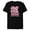 Black, variant on Minnie Mouse Varsity 1928 - Short Sleeve Blended T-Shirt for Adults - Customized-Black