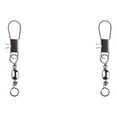 thumbnail image 4 of ZheElen 50pcs Haute Résistance Imperméable à l'Usure Lignes Glisses Doré Crochet Tige Clip Connecteur Pêche Roulement Pivots Extérieur 2Set, 4 of 6