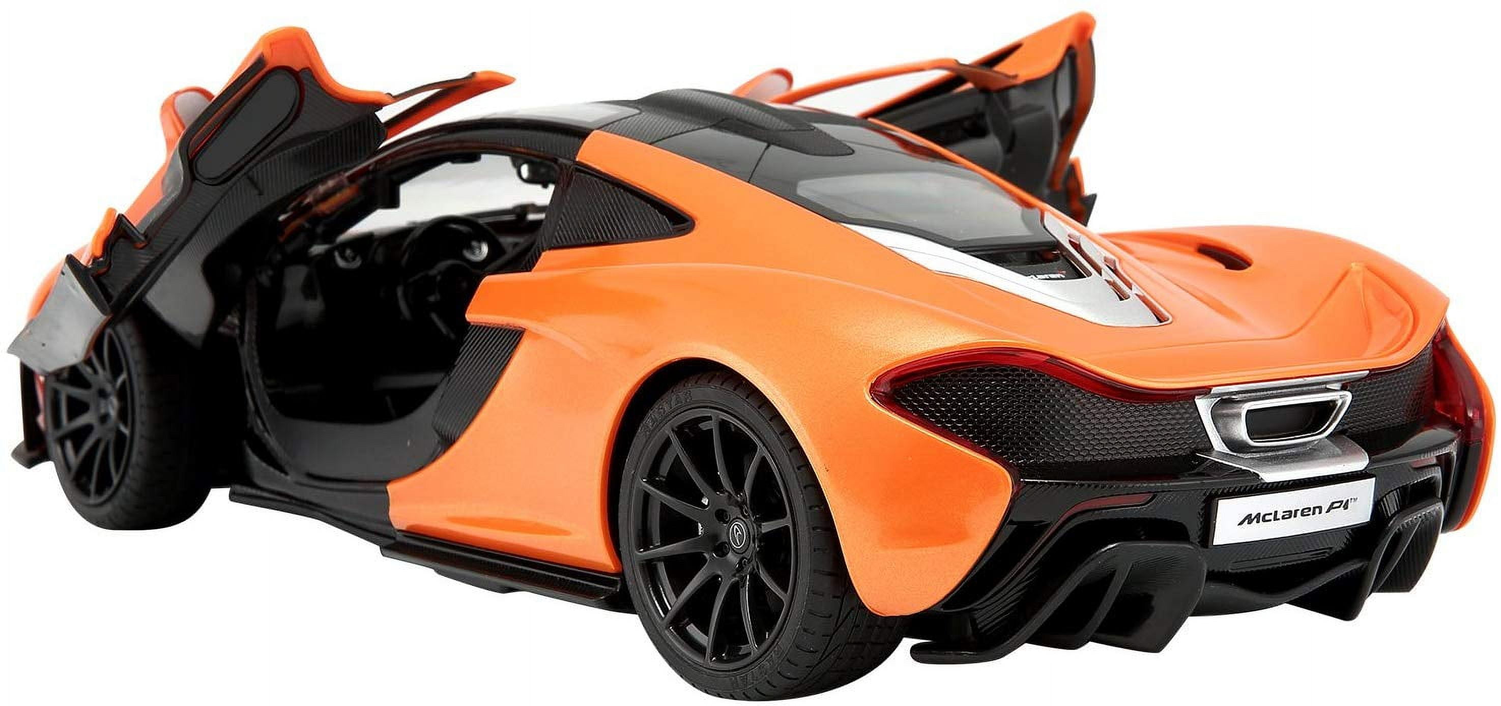 Wonder Wheels 1:14 RC Remote Control McLaren P1 Sport Car With Lights and Open Doors - Orange