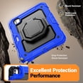 thumbnail image 5 of for iPad Pro 11 inch Case (M4 2024/M5 2025), 360 Rotating Shockproof Cover with Stand, Handle, Shoulder Strap, Blue, 5 of 7
