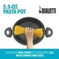 Bialetti 5.5 Quart Nonstick Aluminum Pasta Pot w/ Spaghetti Pouring