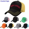 thumbnail image 2 of Custom Logo Printed Baseball Cap Men's and Women's Trucker's Hat Advertising Cartoon Cap 5 Mesh58cm adjustable&no logo Gao Jinjia LED, 2 of 2