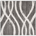 thumbnail image 1 of Safavieh Adirondack Collection ADR125R Charcoal and Ivory Vintage Geometric Square Area Rug (6' Square), 1 of 5