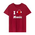 thumbnail image 1 of Camiseta para mujer jinwen Ropa de calle Cuello redondo XL, 1 of 7