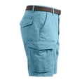 thumbnail image 4 of Fabrcox S-4XL Cargo Short Men Big and Tall Bermuda Shorts for Men Beach Athletic Workout Mens Gym Shorts with Multiple Pockets No Belt, 4 of 6
