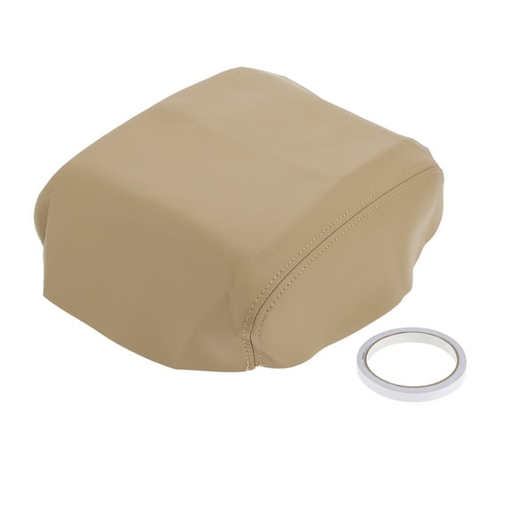 Unique Bargains Center Console Cover for Honda Ridgeline 2006-2014 Microfiber Leather With Beige