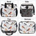thumbnail image 3 of Herdesigns Watercolor Birds Large Lunch Box for Adults Women Men with Adjustable Shoulder Strap, Insulated Reusable Lunch Bag Leakproof Cooler Tote Bag, 3 of 7