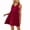 Wine Red, variant on LELINTA Women Summer Beach Sundress Sleeveless Tank Dress V Neck Vest T-shirt Dress Casual Loose Flowy Swing Shift Dresses, Black/ Green/ Navy Blue/ Wine Red/ Caramel, S-2XL