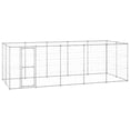 thumbnail image 1 of vidaXL Outdoor Dog Kennel Galvanised Steel 12.1 m², 1 of 4