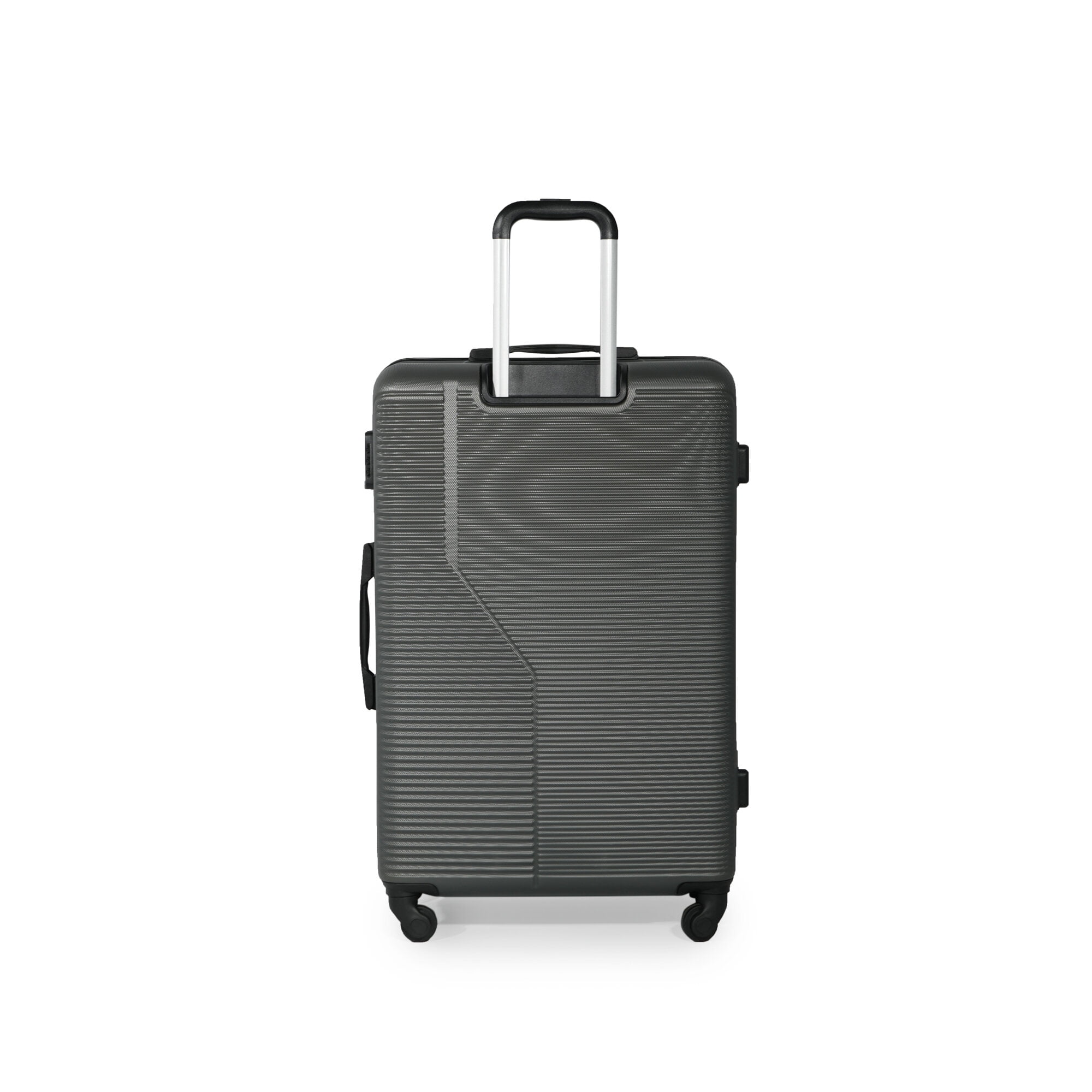 Hardside Suitcase, 3-Piece Luggage Set ABS Lightweight & Durable Suitcase with Spinner Wheels, TSA Lock, (20/24/28), Dark Grey, Dark Grey Hardside Luggage,Abs Hardside Checked Luggage