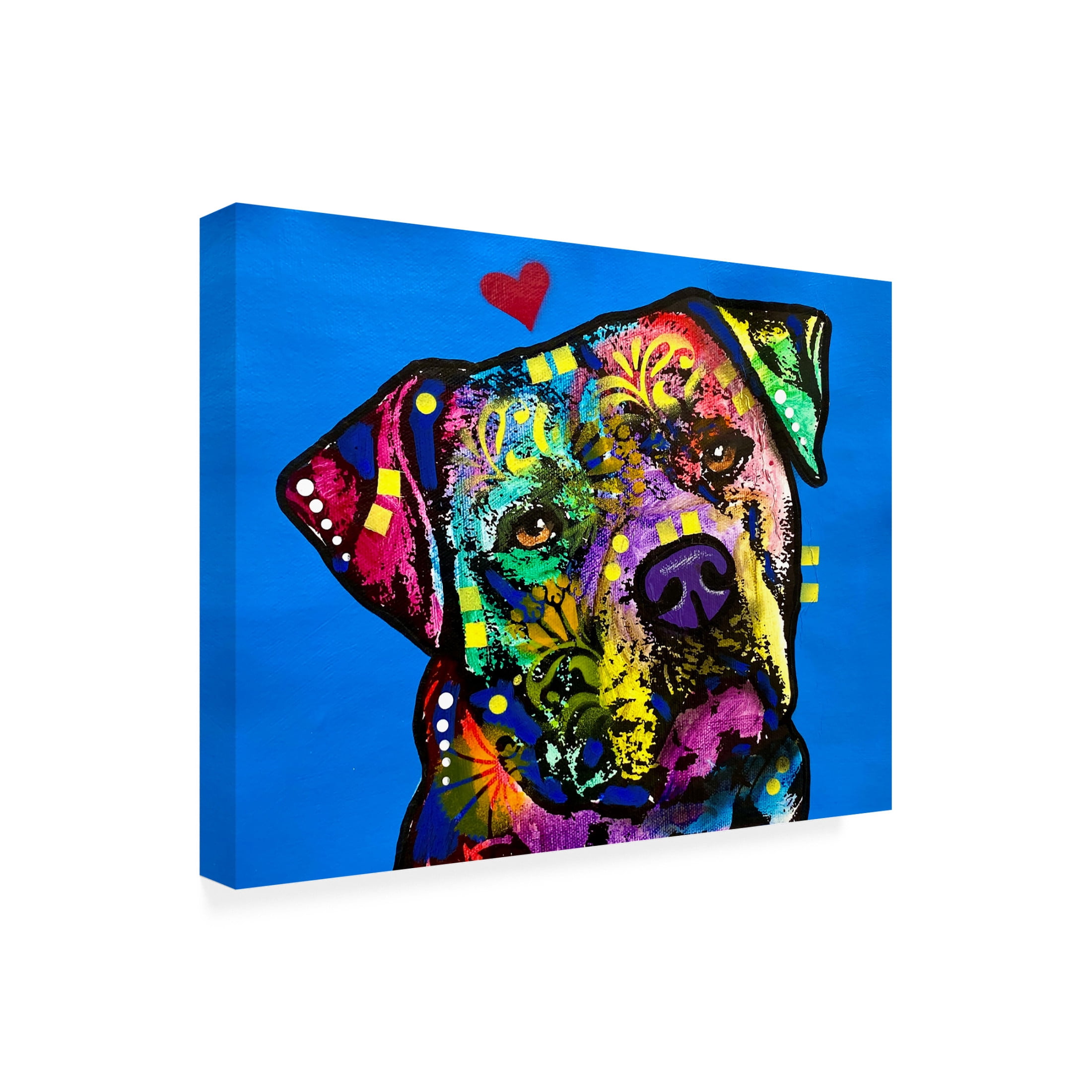 Canvas Wall Art - Dean Russo- Exclusive 'Tilted' Wall Art for Living Room, Bedroom, or Office Décor by Trademark Fine Art - 47 x 47 Inches