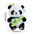 thumbnail image 3 of HomeKingdee Panda Stuffed Animal Soft Bear Plush Toys with Bamboo Stuffed Panda Plushies Cute Doll Gifts, 3 of 7