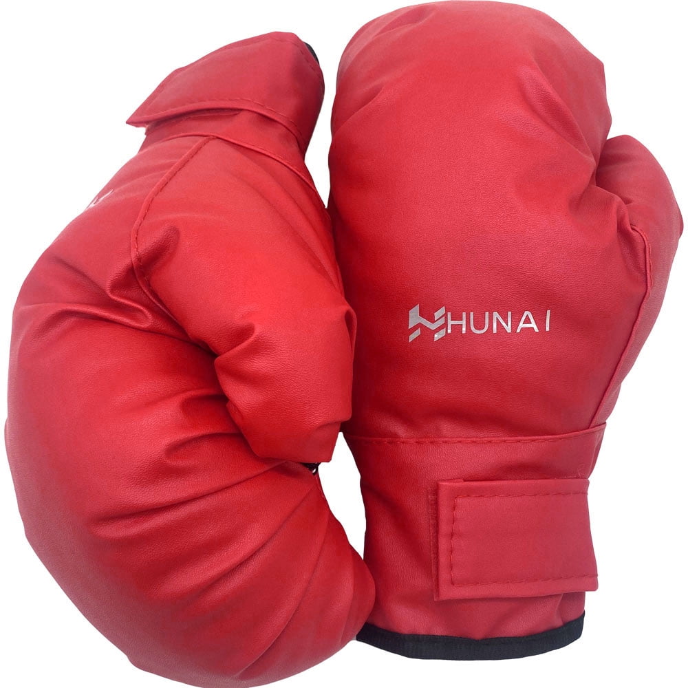 HUNAI Adult boxing gloves; children's fitness gloves.