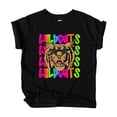 thumbnail image 3 of Wildcats Sports Fan Shirt for Women and Teens Girly Colorful Neon School Mascot Tee Black Shirt Youth Medium, 3 of 5