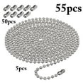 thumbnail image 1 of 5PCS Bead Chain Necklace Creative DIY Bead Ball Necklace with 50PCS Connector, 1 of 10