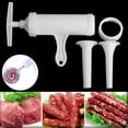 thumbnail image 4 of Grandest Birch 1Set Sausage Stuffer Smooth Edge Sausage Making Food Grade Manual Sausage Maker for Kicthen Sausage Stuffer:Plastic, 4 of 8