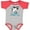 Heather and Red, variant on Inktastic Great White Shark Jumping Boys or Girls Baby Bodysuit