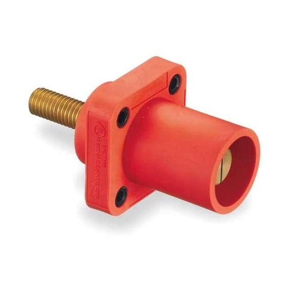 Hubbell Wiring Device-Kellems Receptacle,3R, 4X, 12K,Stud,Red HBLMRSR